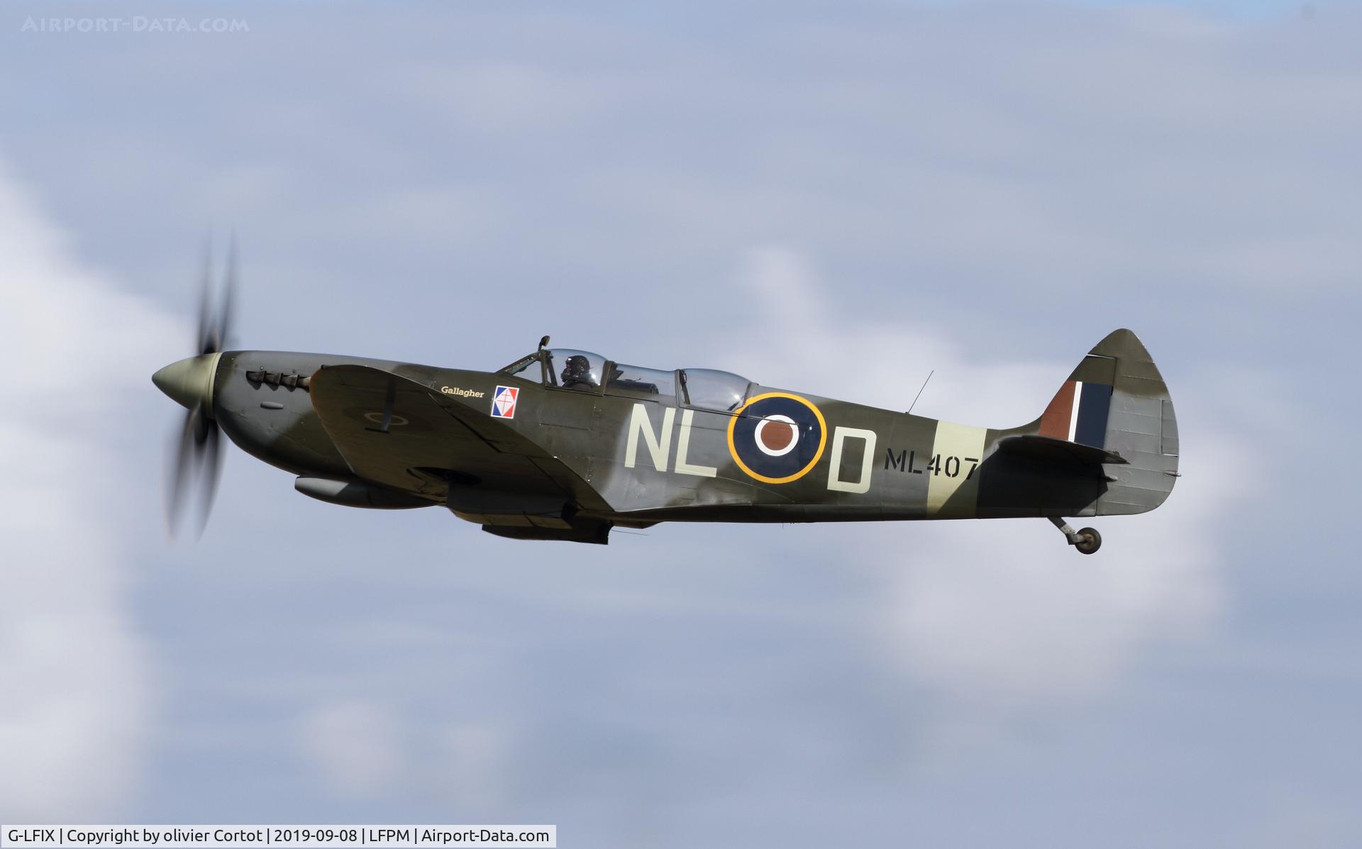 G-LFIX, 1944 Supermarine 509 Spitfire LF.IX (T.IX) C/N CBAF.8463, 2019 Melun airshow