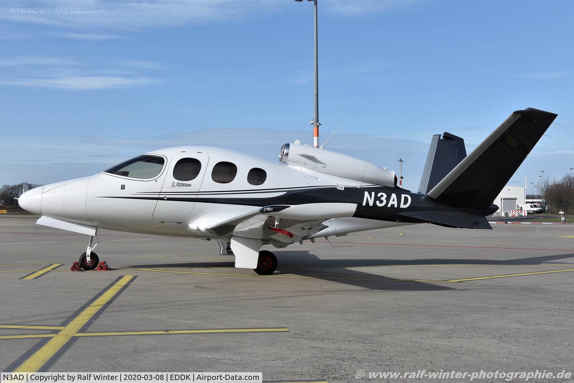 N3AD, 2018 Cirrus SF-50 Vision C/N 0034, Cirrus Vision SF50 - Private - 34 - N3AD - 08.03.2020 - CGN
