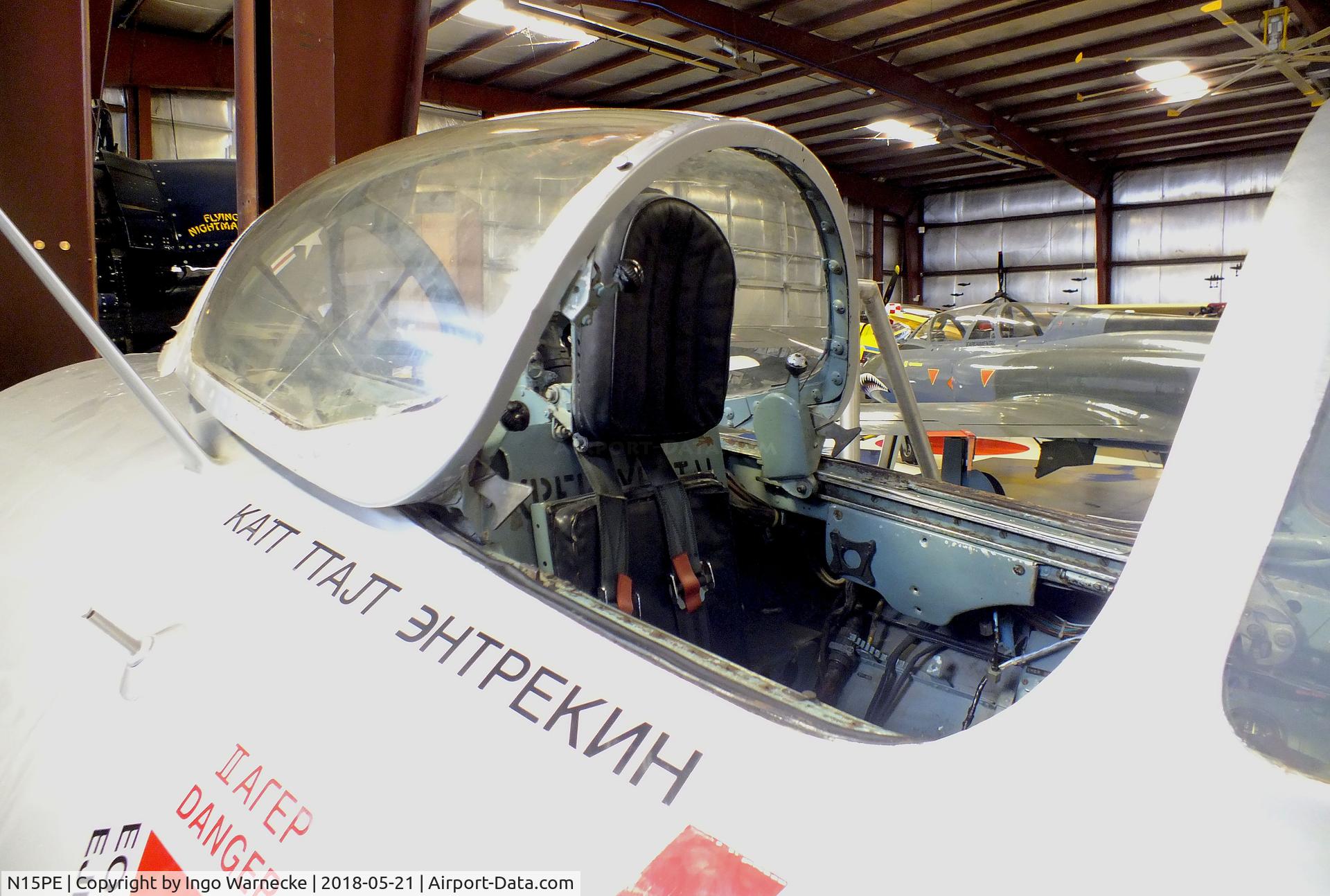 N15PE, Mikoyan-Gurevich MiG-15bis C/N 122073, Mikoyan i Gurevich MiG-15bis FAGOT (front fuselage only) at the Air Combat Museum, Springfield IL
