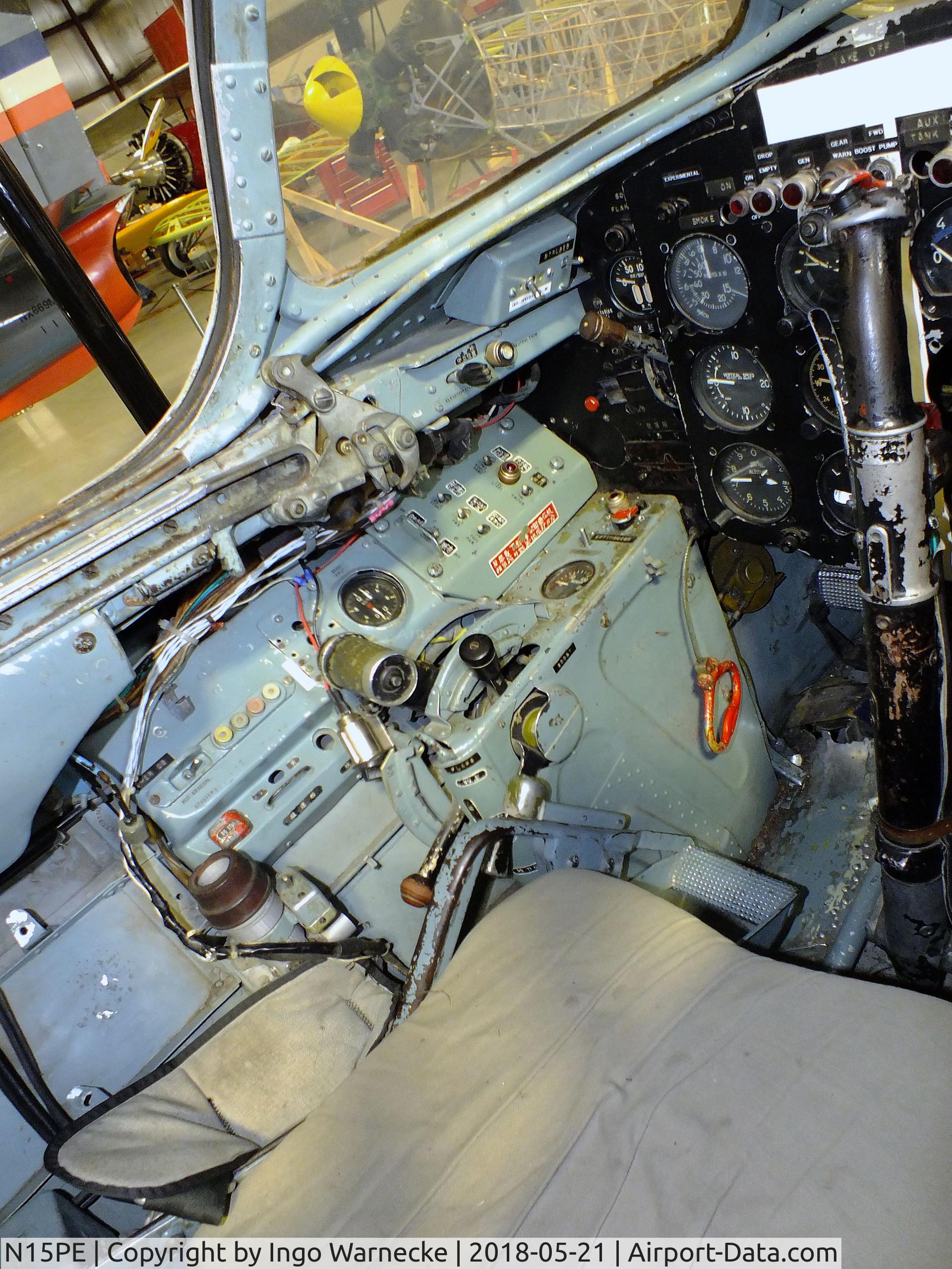 N15PE, Mikoyan-Gurevich MiG-15bis C/N 122073, Mikoyan i Gurevich MiG-15bis FAGOT (front fuselage only) at the Air Combat Museum, Springfield IL  #c
