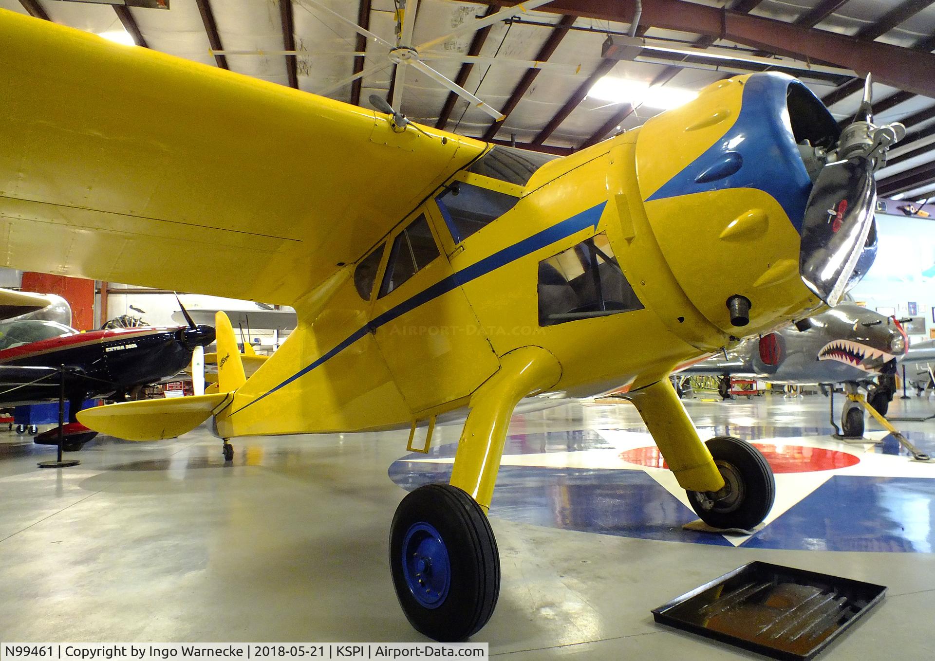 N99461, 1956 Cessna C-165 Airmaster C/N 461, Cessna C-165 Airmaster at the Air Combat Museum, Springfield IL