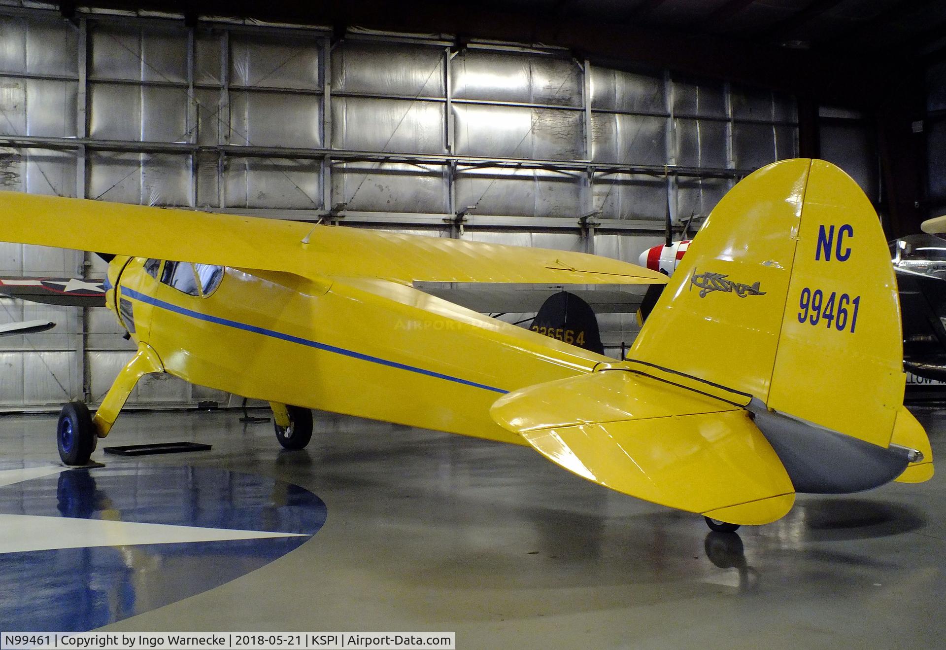 N99461, 1956 Cessna C-165 Airmaster C/N 461, Cessna C-165 Airmaster at the Air Combat Museum, Springfield IL