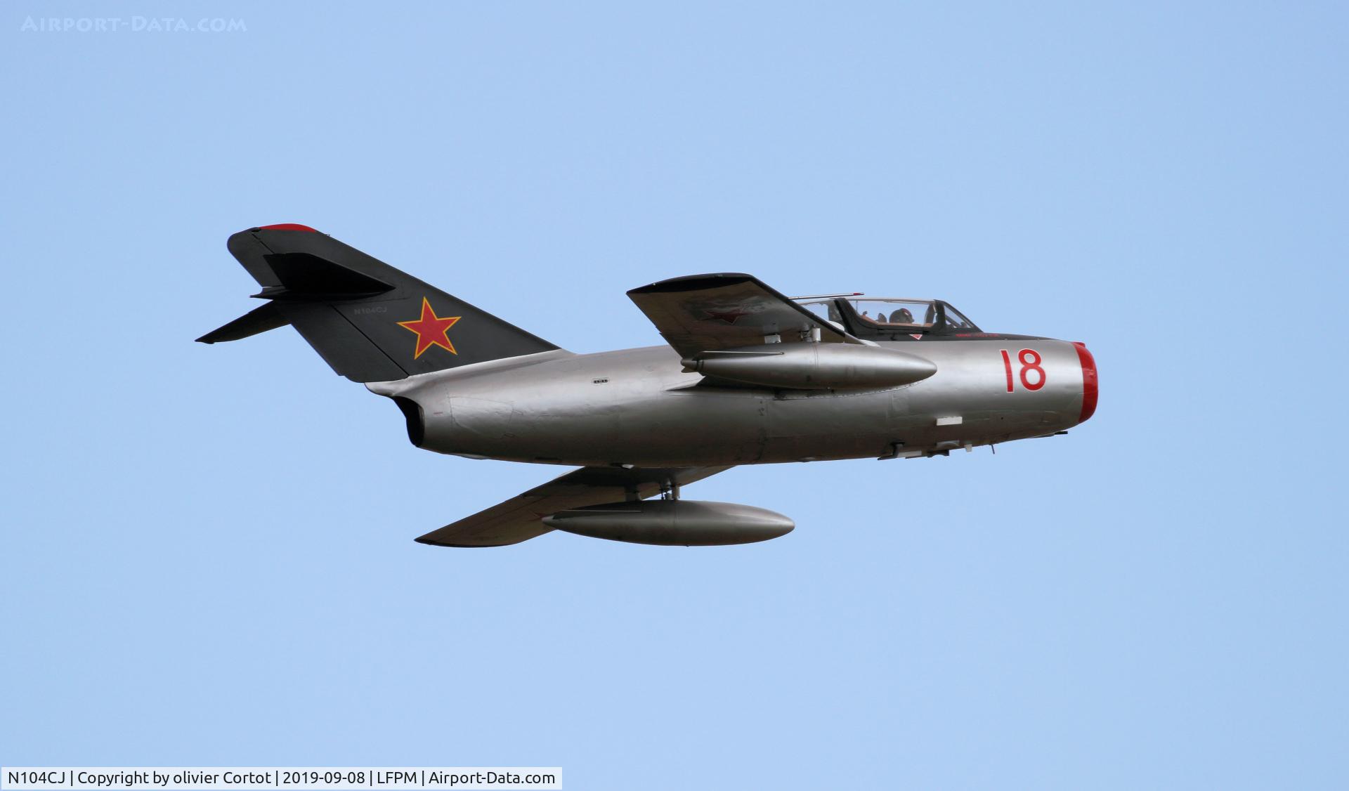 N104CJ, 1952 PZL-Mielec SBLim-2 (MiG-15UTI) C/N 1A01004, 2019 Melun airshow
