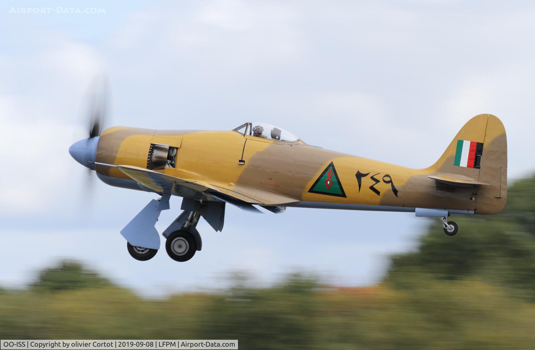 OO-ISS, 1947 Hawker Fury FB.10 C/N 33731, 2019 Melun airshow