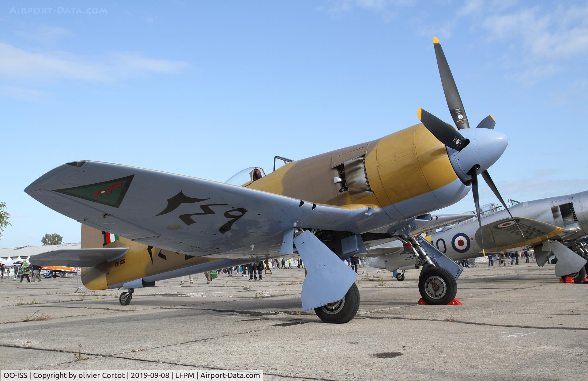 OO-ISS, 1947 Hawker Fury FB.10 C/N 33731, 2019 Melun airshow