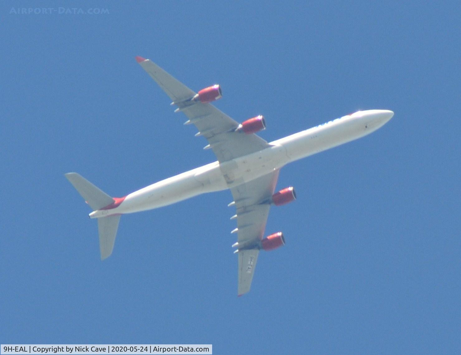 9H-EAL, 2005 Airbus A340-642 C/N 622, flypast
