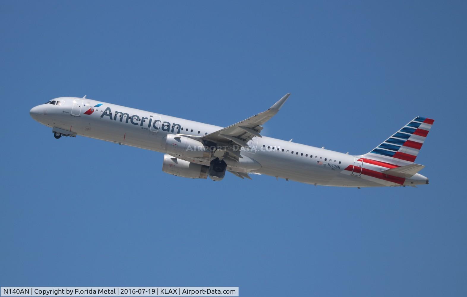 N140AN, 2015 Airbus A321-231 C/N 6667, LAX 2016