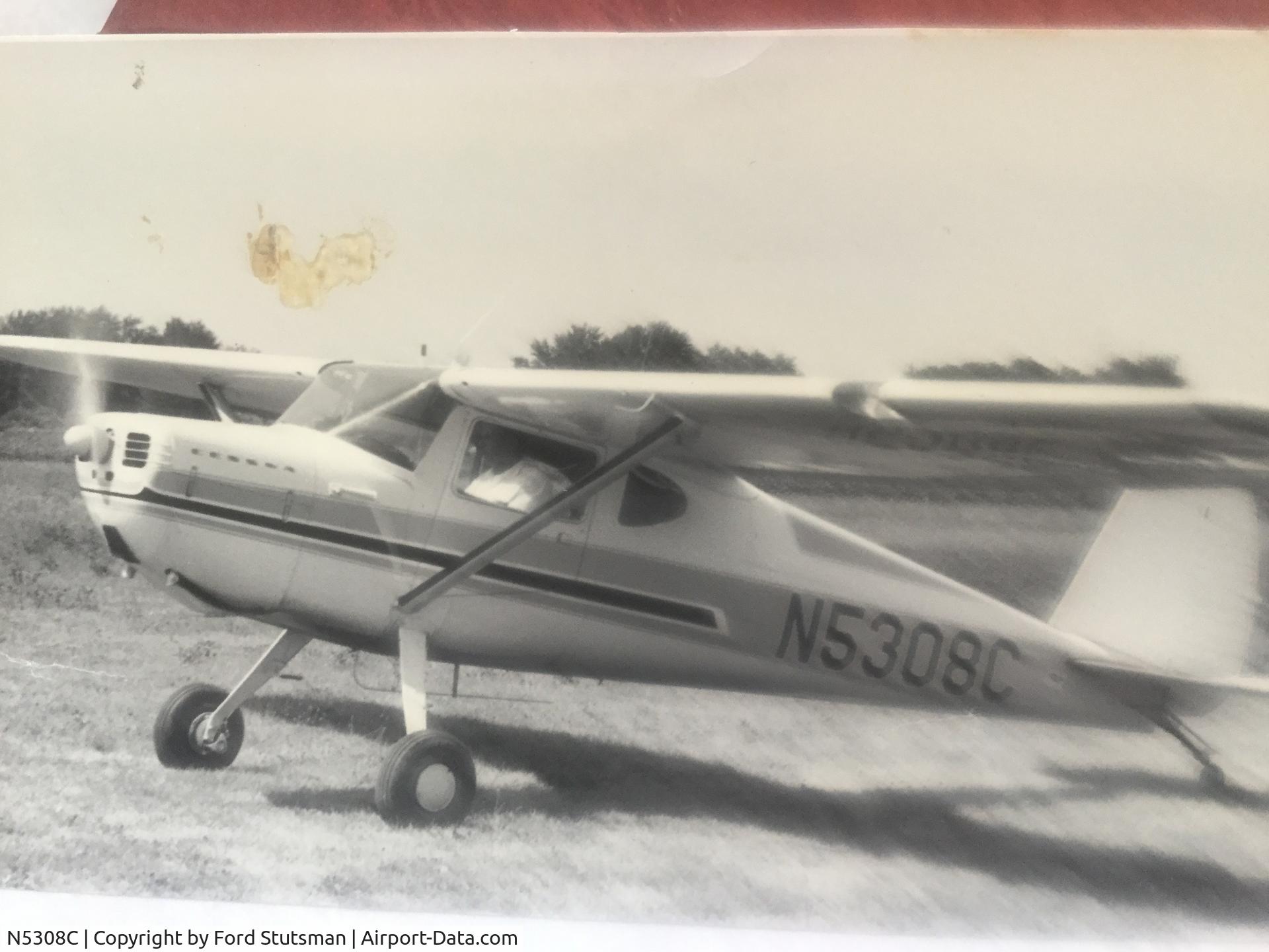 N5308C, Cessna 140A C/N 15428, Owner James Keehl  Photo taken at Elkhart Indiana.   1965