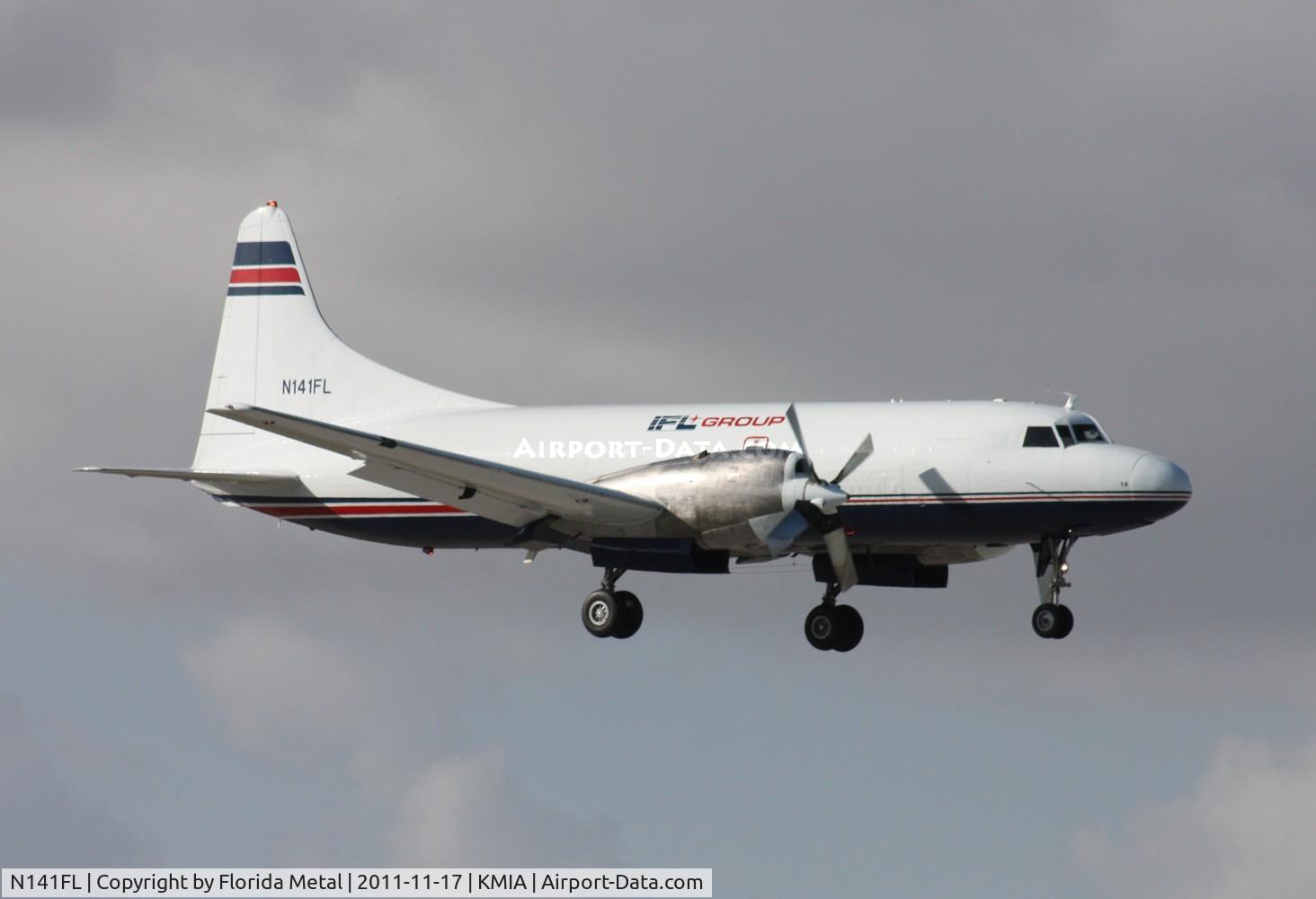 N141FL, 1953 Convair 580 C/N 111, MIA 2011