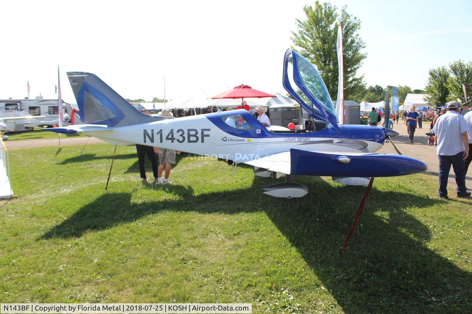 N143BF, 2018 Czech Sport Aircraft Sportcruiser C/N C0627, OSH 2018