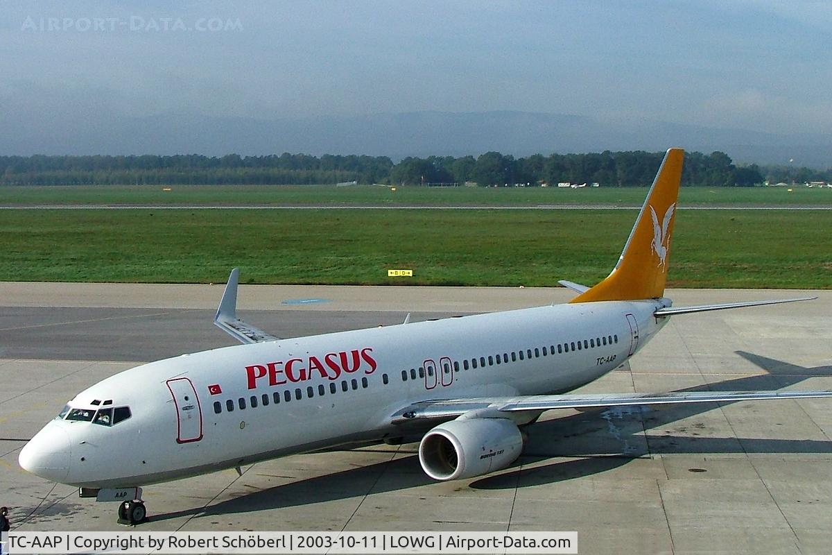 TC-AAP, 2002 Boeing 737-86N C/N 32736, TC-AAP @ LOWG 2003