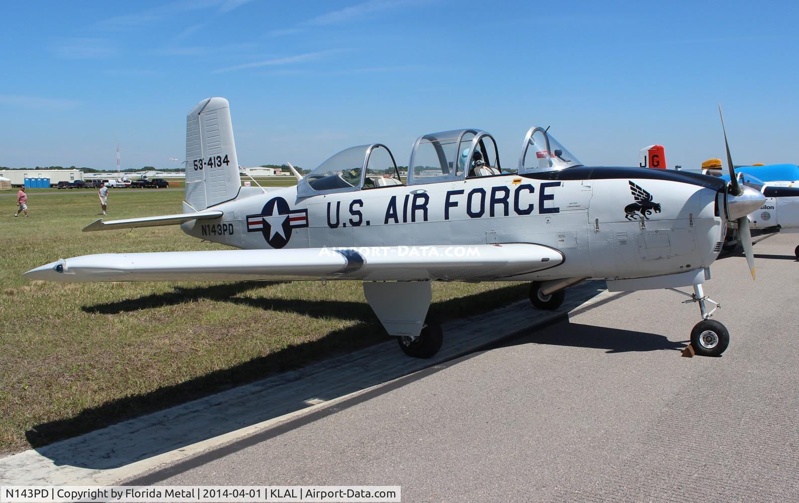 N143PD, 1953 Beech (CCF) T-34A (A45) Mentor C/N CCF34-103, SNF 2014
