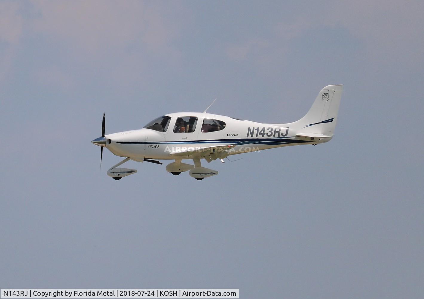 N143RJ, 2003 Cirrus SR20 C/N 1276, OSH 2018