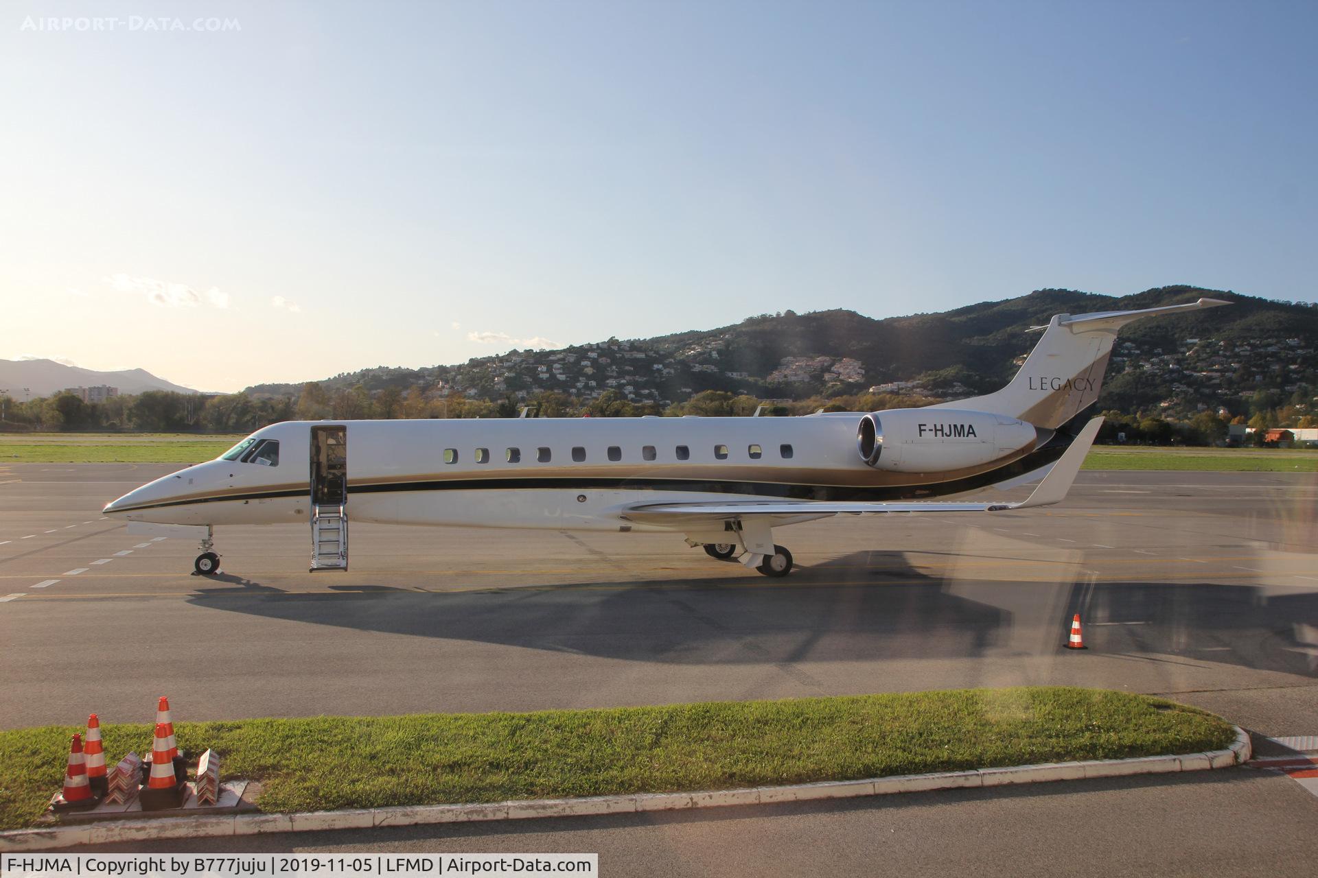 F-HJMA, 2005 Embraer EMB-135BJ Legacy C/N 14500854, at Cannes