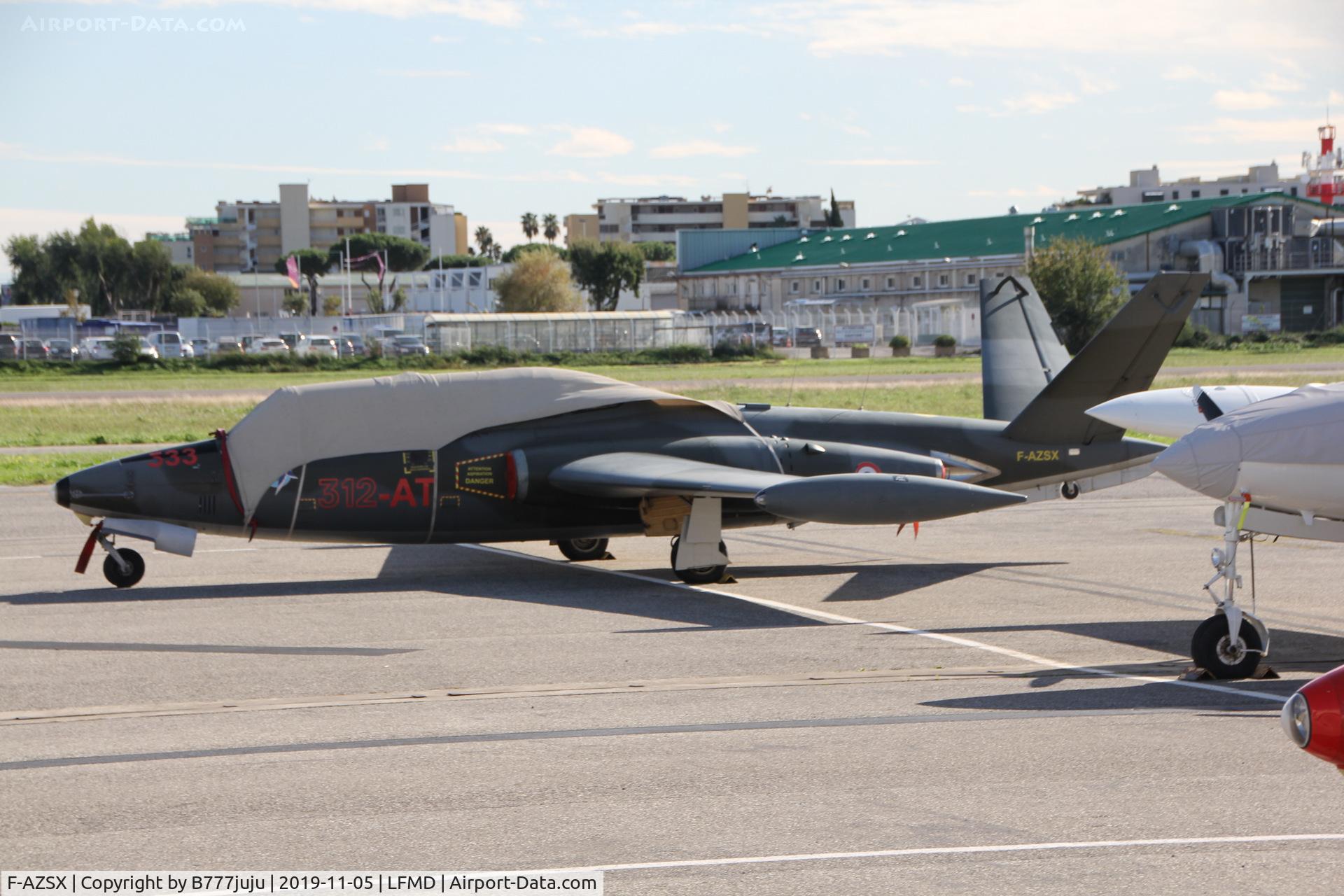 F-AZSX, Fouga CM-170 Magister C/N 533, at Cannes