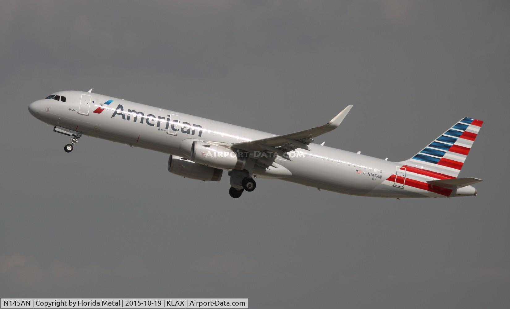 N145AN, 2015 Airbus A321-231 C/N 6783, LAX 2015