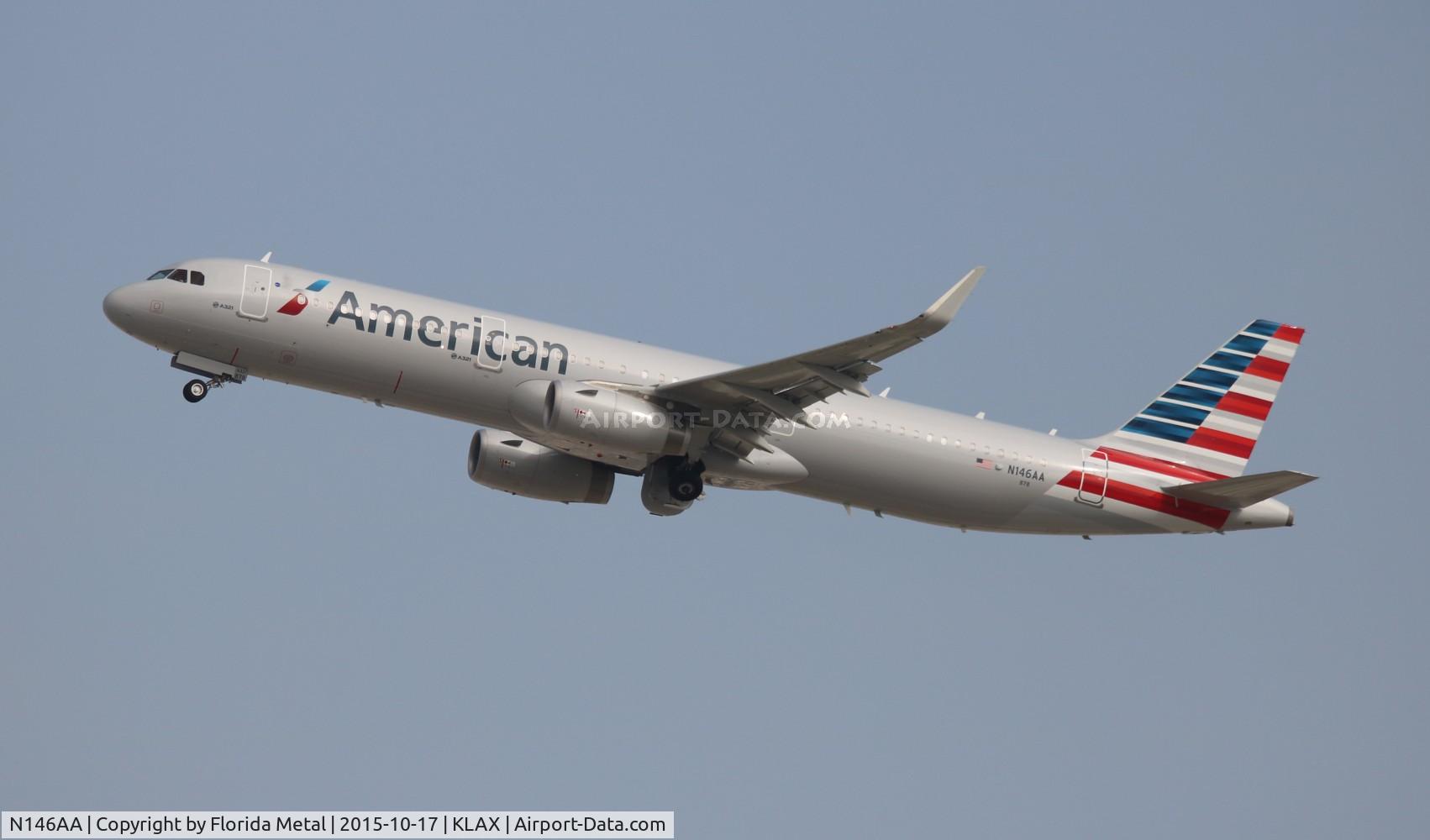 N146AA, 2015 Airbus A321-231 C/N 6761, LAX 2015
