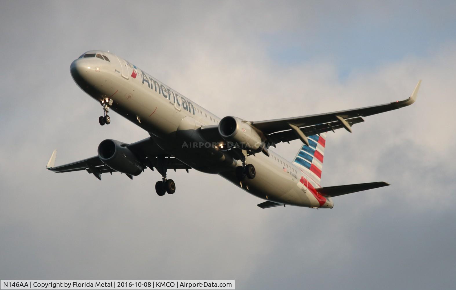 N146AA, 2015 Airbus A321-231 C/N 6761, MCO 2016