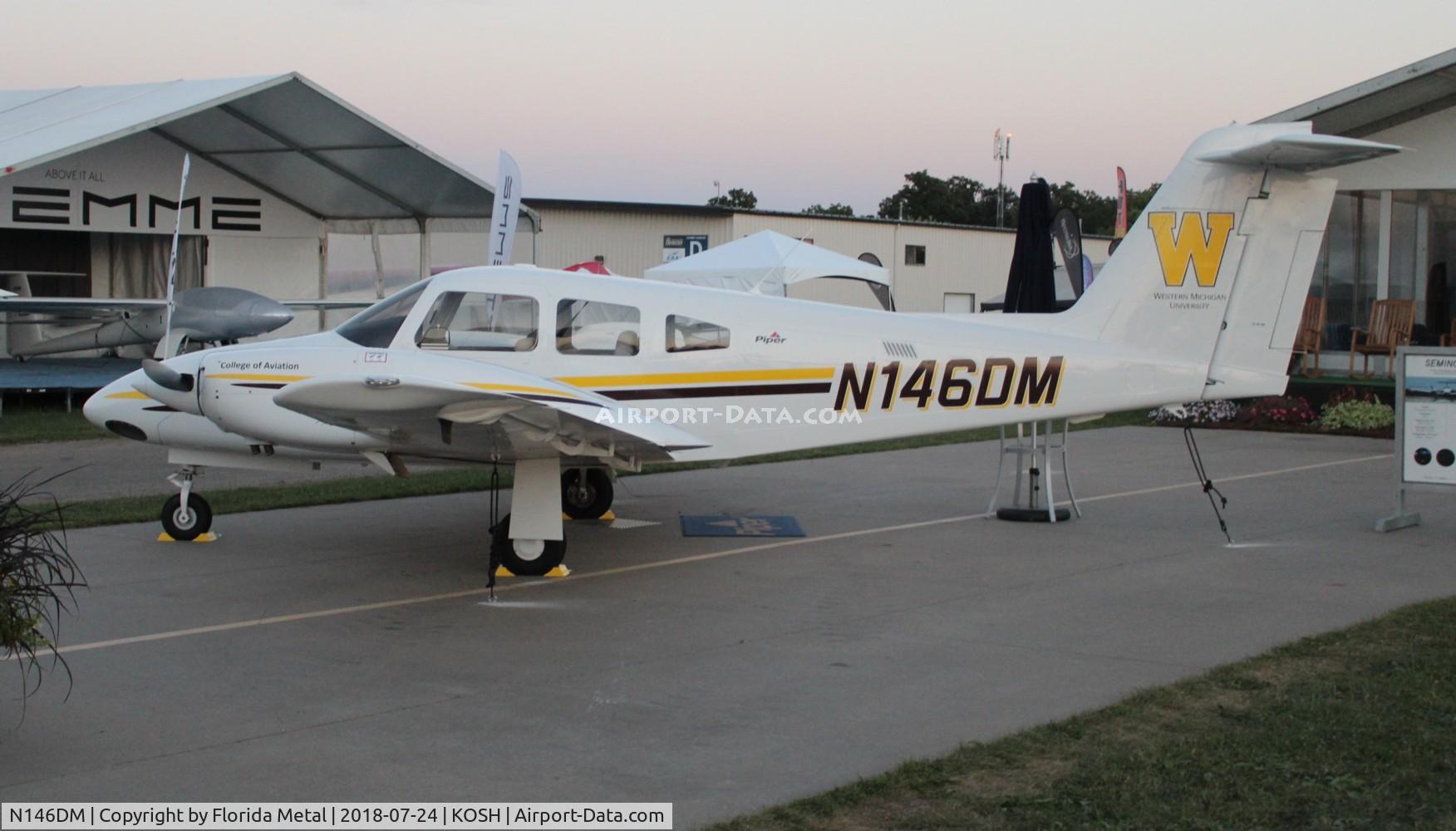 N146DM, 2018 Piper PA-44-180 Seminole C/N 4496427, OSH 2018