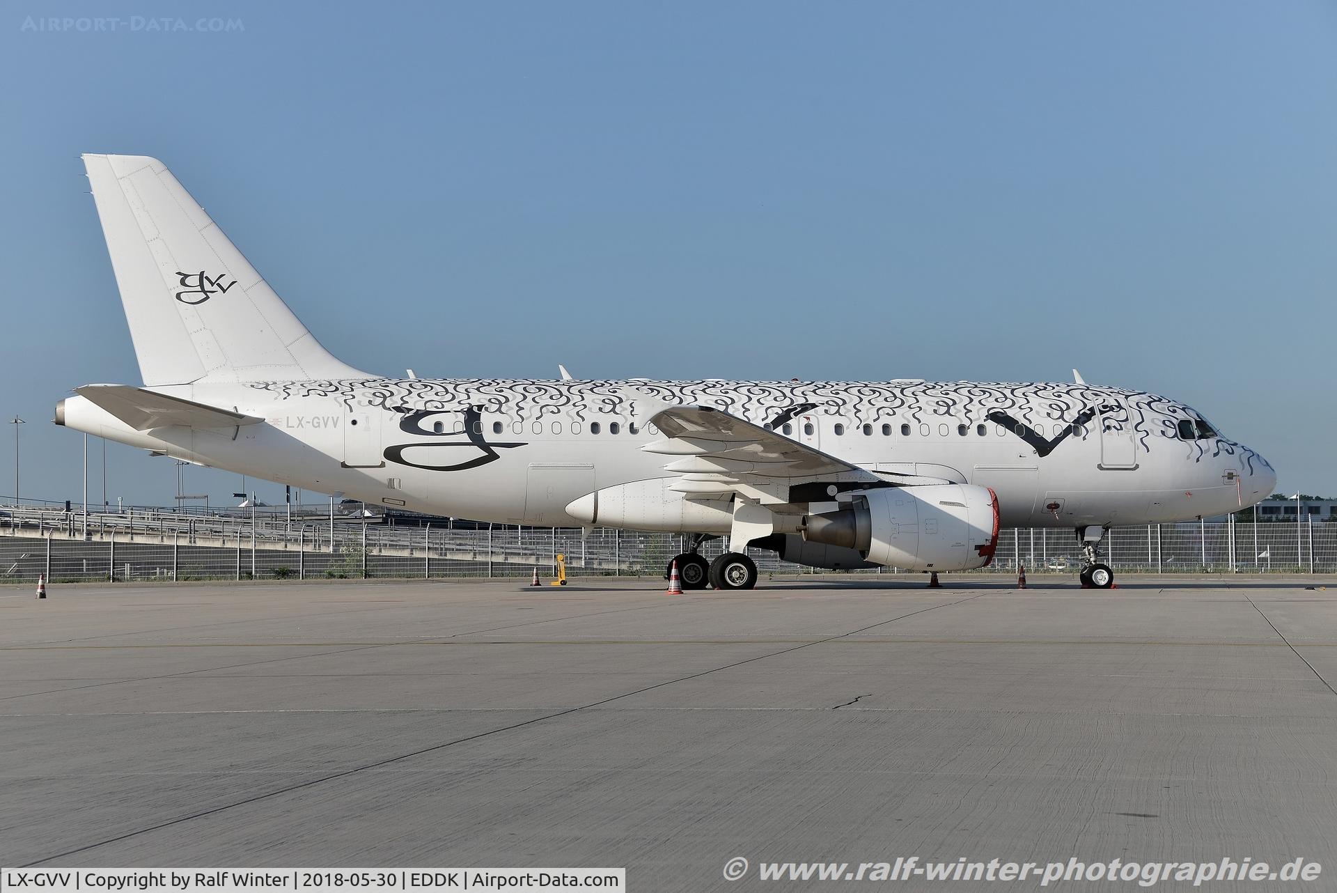 LX-GVV, 2008 Airbus ACJ319 (A319-115/CJ) C/N 3542, Airbs- A319-115CJ - SVW Global Jet Luxembourg - 3542 - LXGVV - 30.05.2018 - CGN