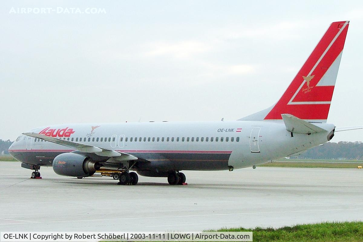 OE-LNK, 1999 Boeing 737-8Z9 C/N 28178, OE-LNK @ LOWG 2003
