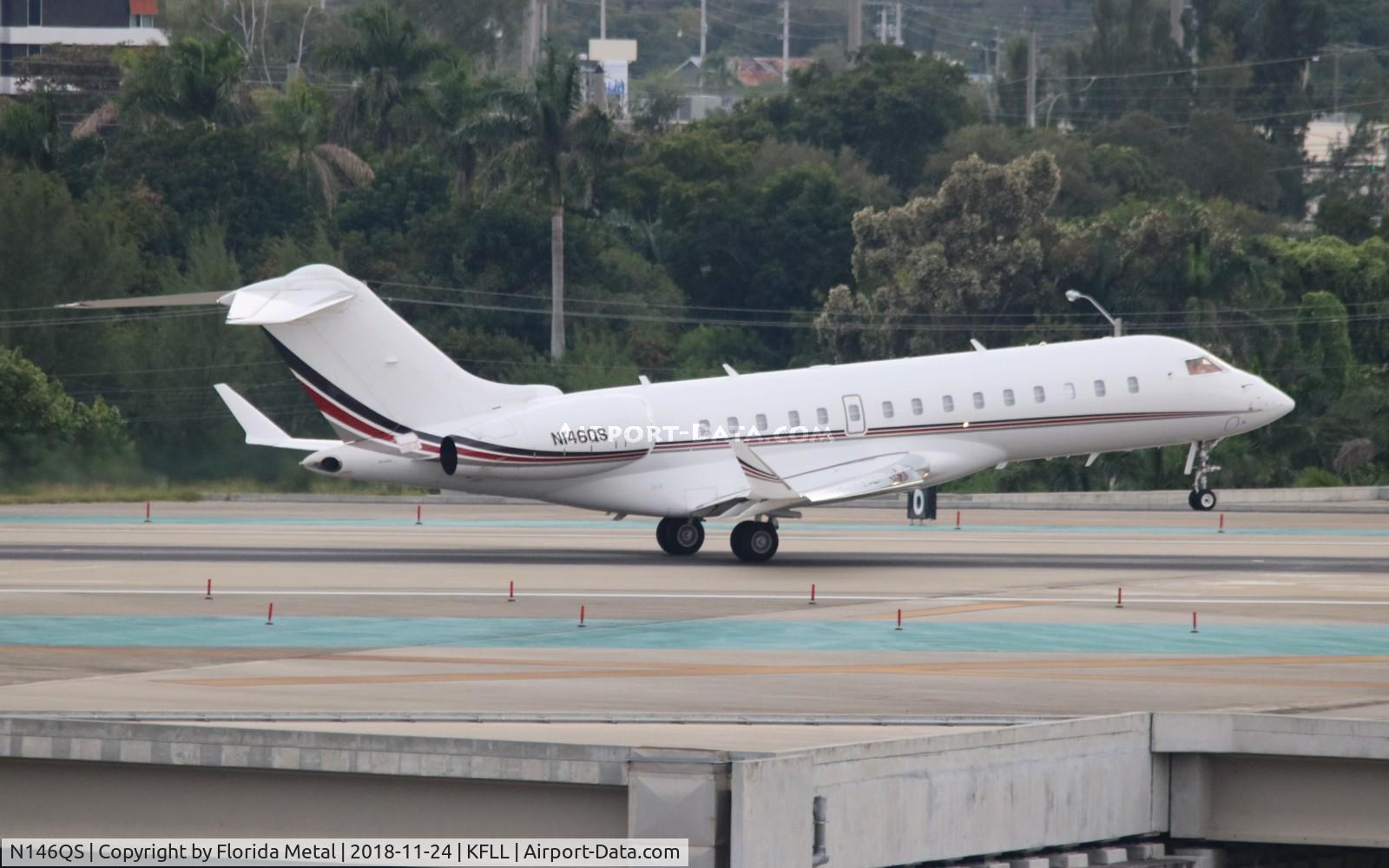N146QS, 2014 Bombardier BD-700-1A10 Global 6000 C/N 9615, FLL 2018