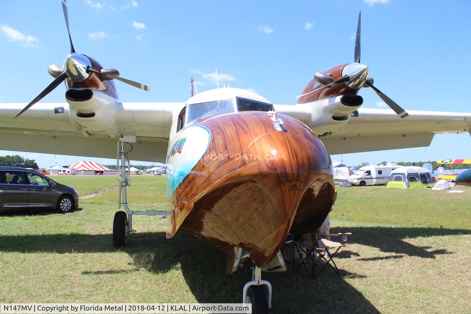N147MV, 1950 Grumman G-73T Turbo Mallard Mallard C/N J-50, SNF 2018