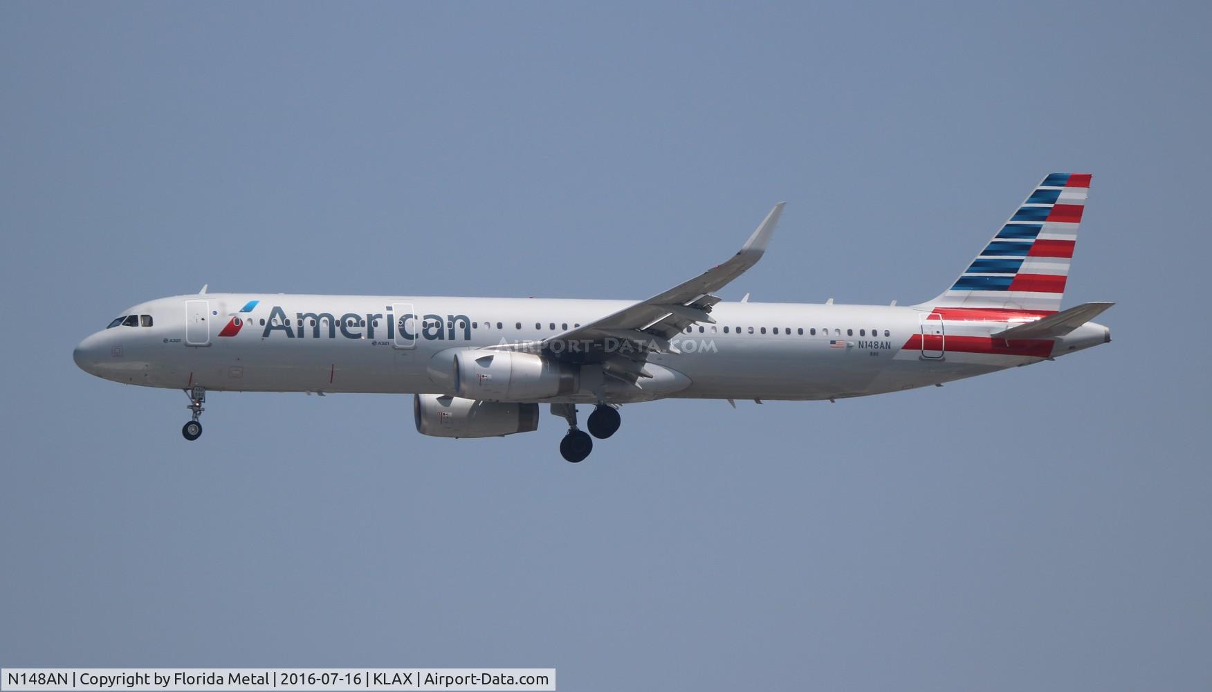 N148AN, 2015 Airbus A321-231 C/N 6790, LAX 2016