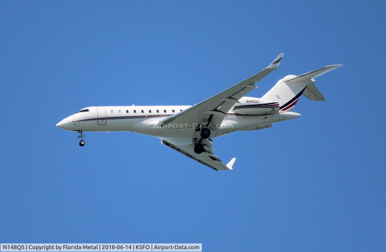 N148QS, 2014 Bombardier BD-700-1A10 Global 6000 C/N 9648, SFO 2018