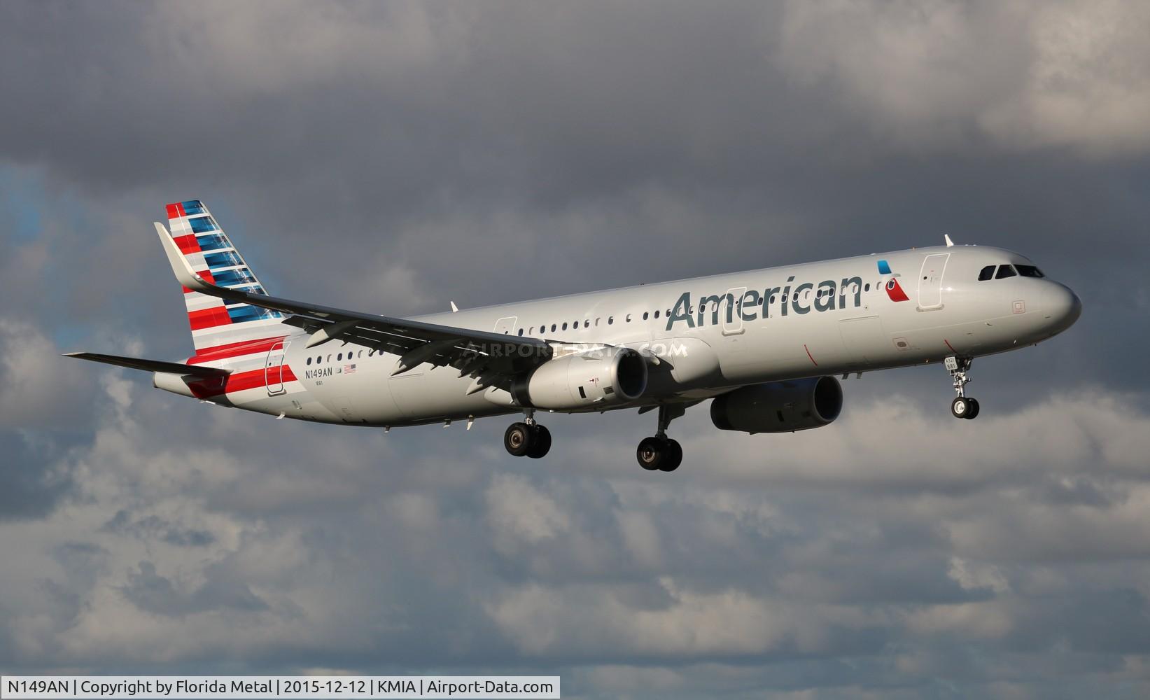 N149AN, 2015 Airbus A321-231 C/N 6812, MIA 2015