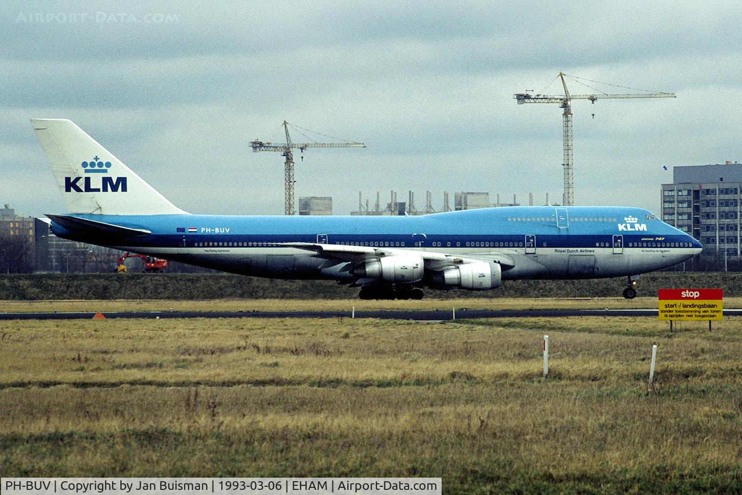 PH-BUV, 1984 Boeing 747-306M C/N 23137, KLM