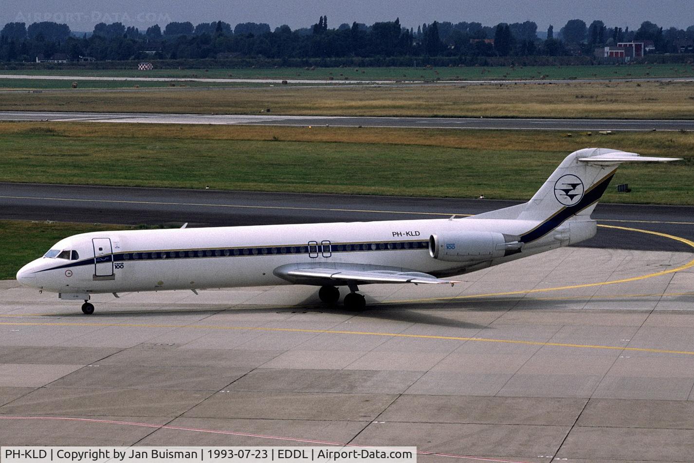 PH-KLD, 1989 Fokker 100 (F-28-0100) C/N 11269, Air Littoral, no titles