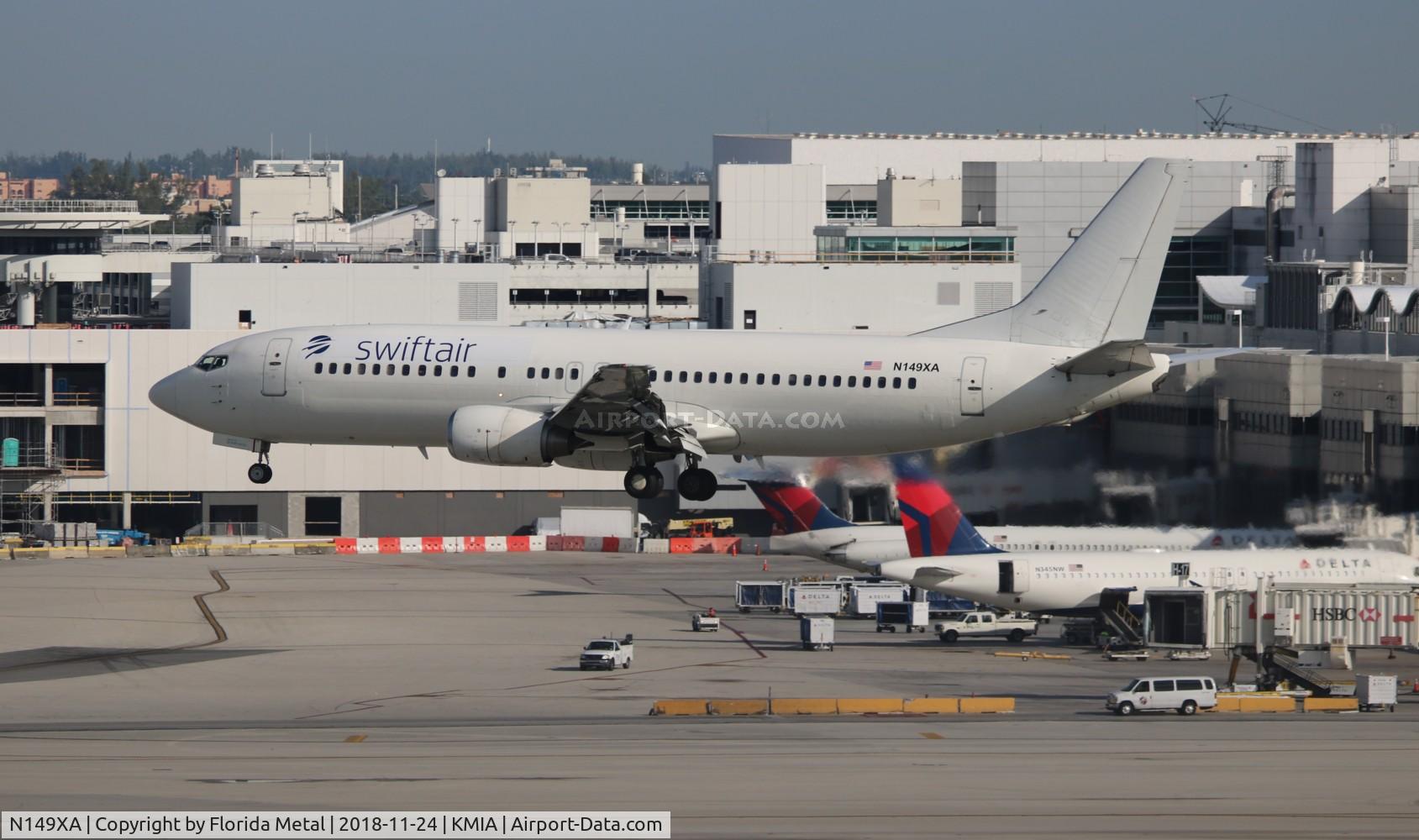 N149XA, 1993 Boeing 737-484 C/N 27149, MIA 2018