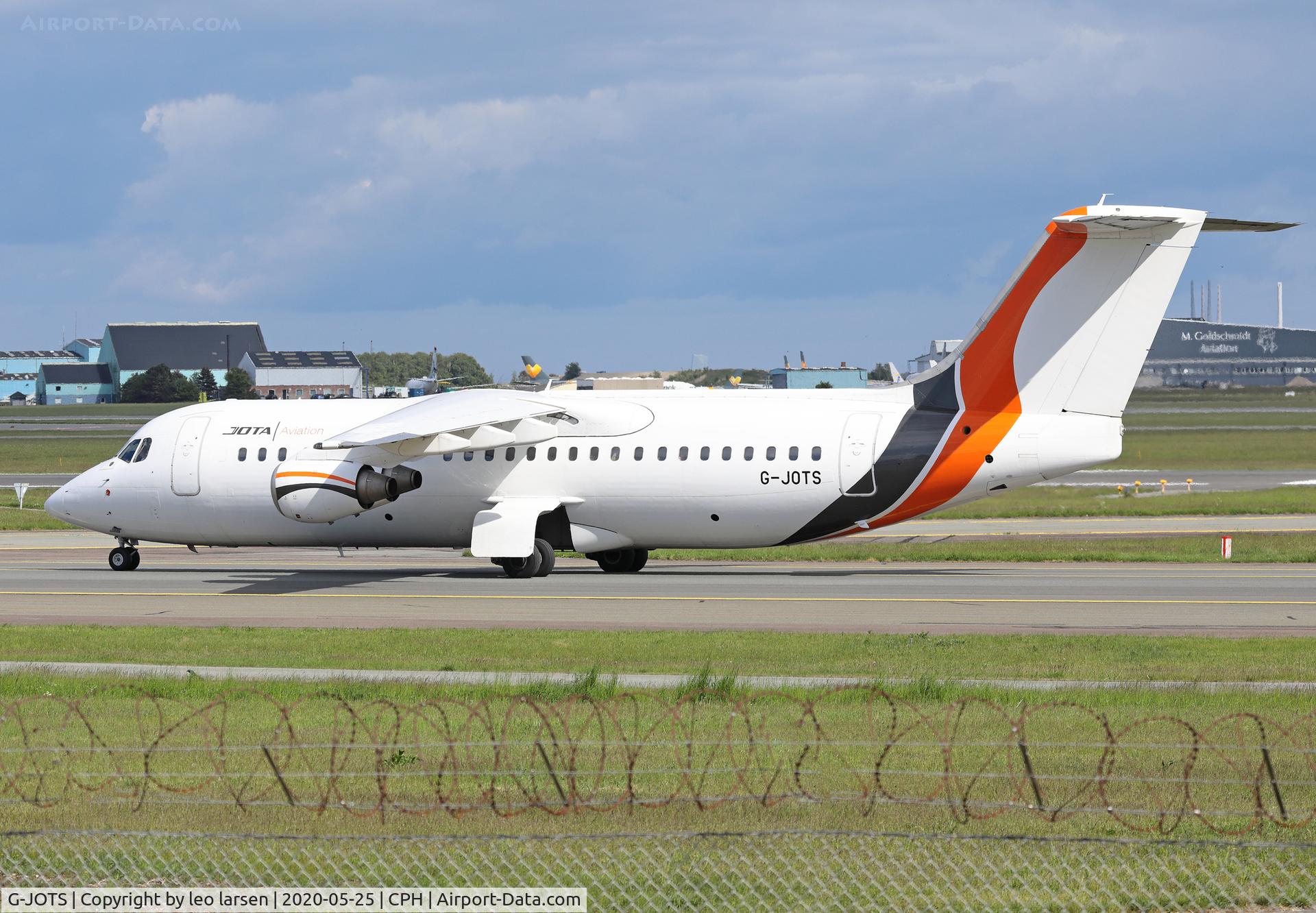 G-JOTS, 1999 British Aerospace Avro 146-RJ100 C/N E3355, Copenhagen 25.5.2020