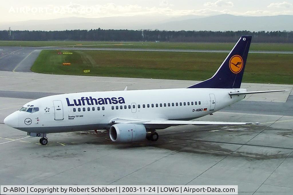 D-ABIO, 1991 Boeing 737-530 C/N 24939, D-ABIO @ LOWG 2003