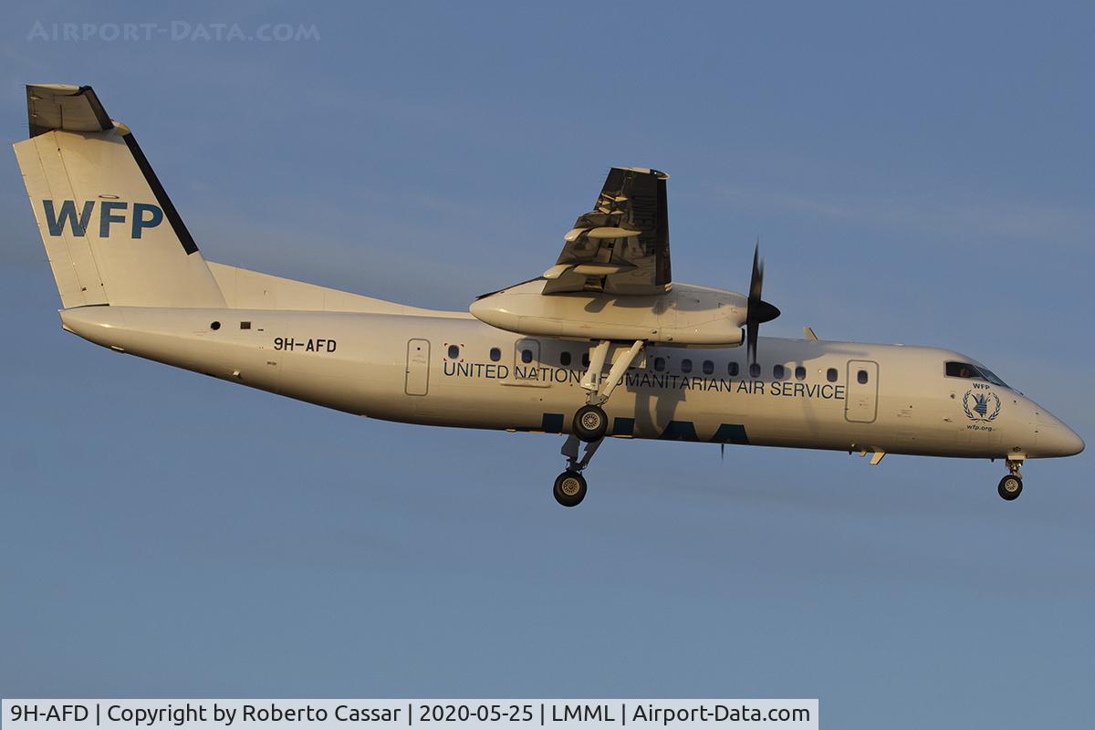 9H-AFD, 1997 De Havilland Canada DHC-8-311 Dash 8 C/N 458, Runway 31