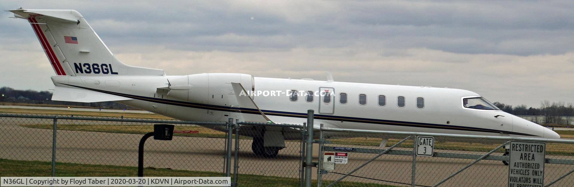 N36GL, 2007 Learjet 45 C/N 45-330, On the ramp Carver Aero