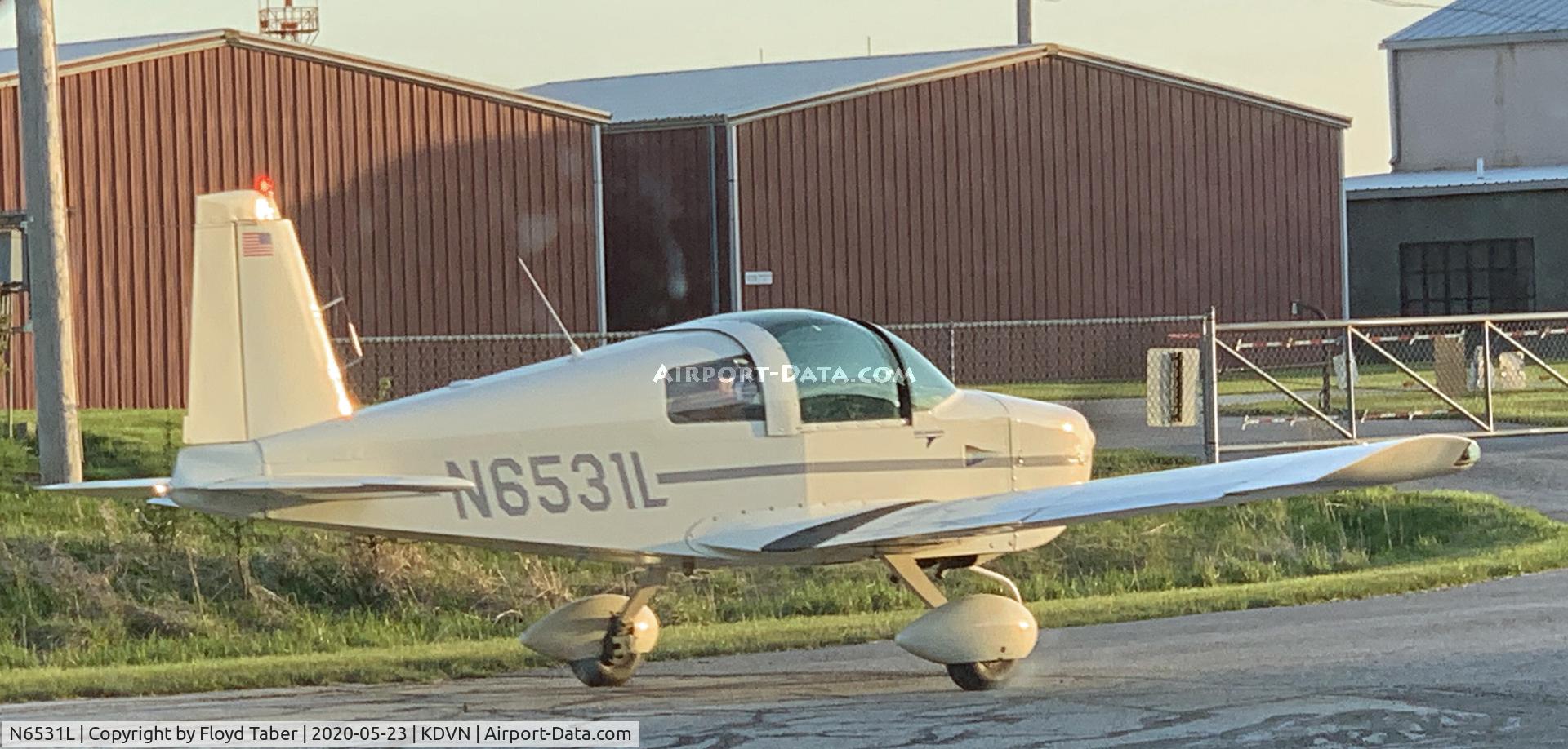 N6531L, 1973 Grumman American AA-1B Trainer C/N AA1B-0331, Headed out for an afternoon flight