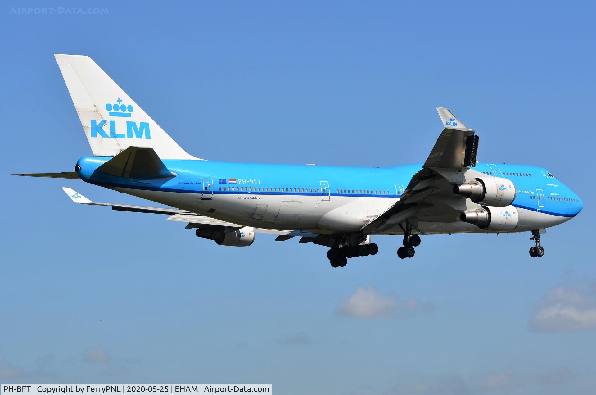 PH-BFT, 1997 Boeing 747-406BC C/N 28459, Retirement postponed for this KLM B744 due to Covid-19.