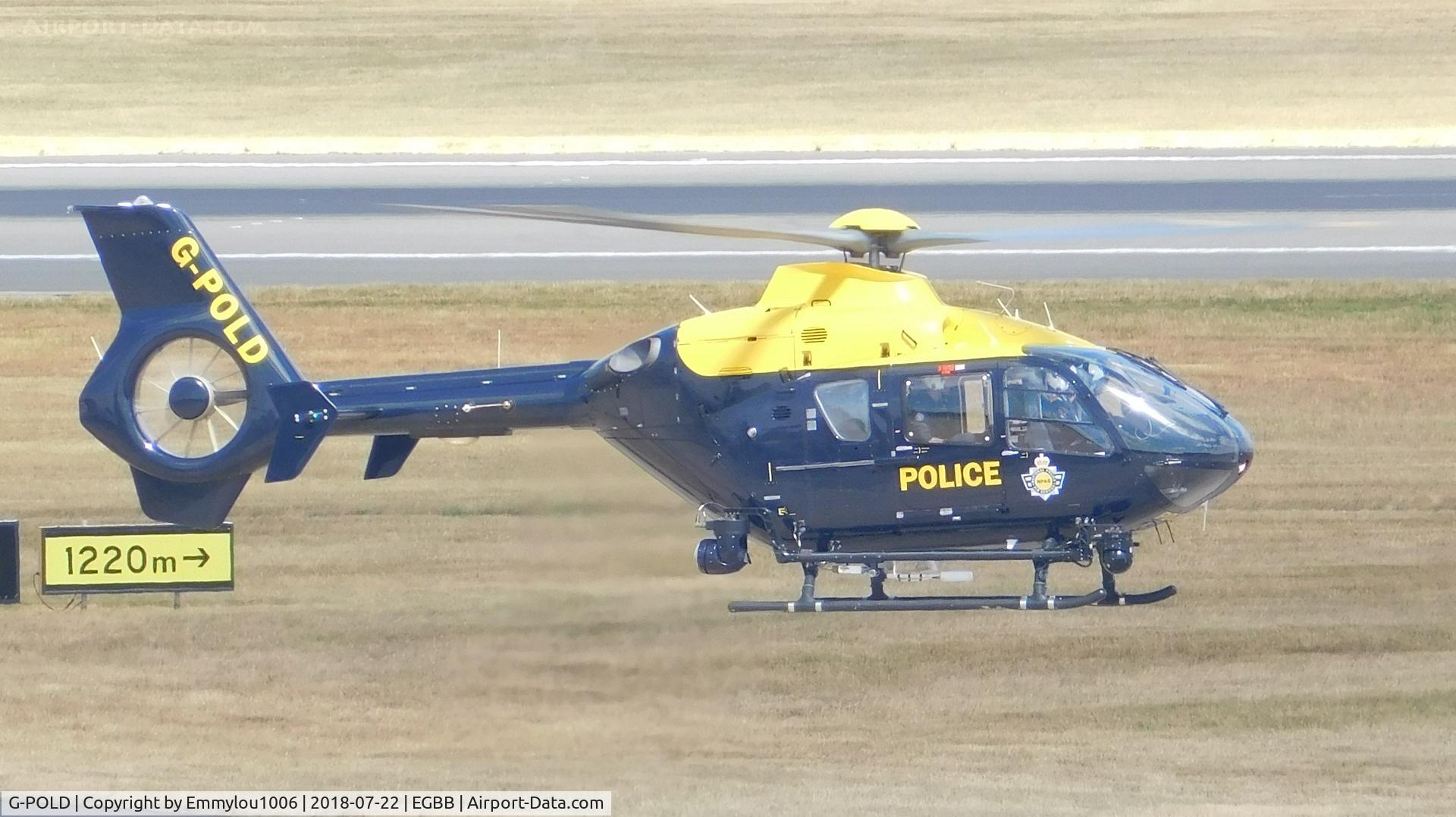 G-POLD, 2003 Eurocopter EC-135T-2 C/N 0300, standing on freeport car park