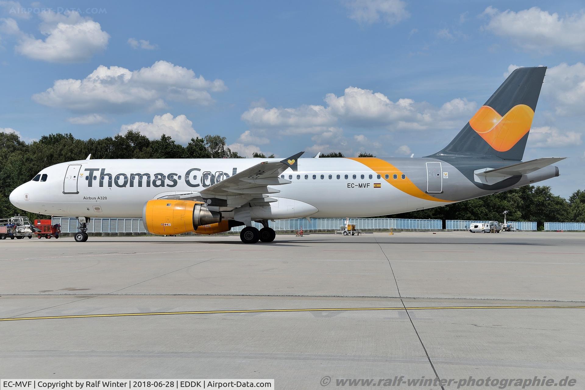 EC-MVF, 2000 Airbus A320-212 C/N 1381, Airbus A320-212 - CTB Thomas Cook Airlines Balearrics - 1381 - EC-MVF - 28.06.2018 - CGN