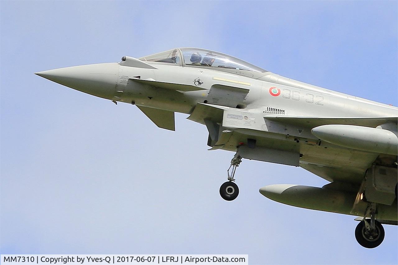 MM7310, Eurofighter EF-2000 Typhoon S C/N IS042, Eurofighter EF-2000 Typhoon S, On final rwy 26, Landivisiau Naval Air Base (LFRJ) Tiger Meet 2017