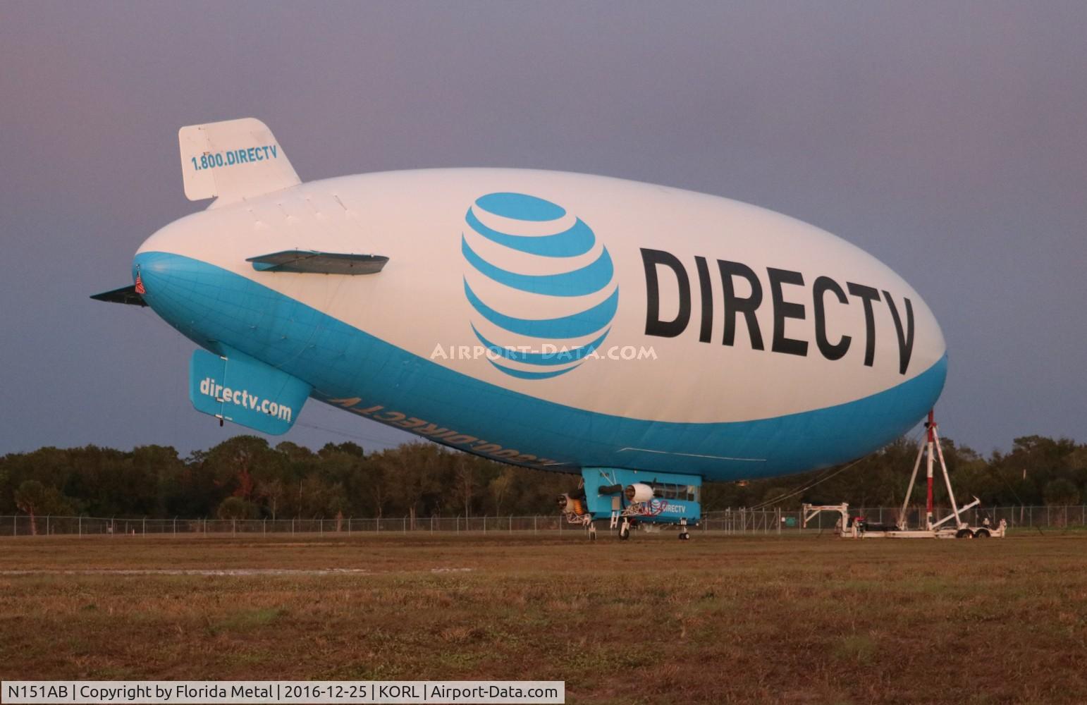 N151AB, 1997 American Blimp Corp A-1-50 C/N 101, ORL 2016
