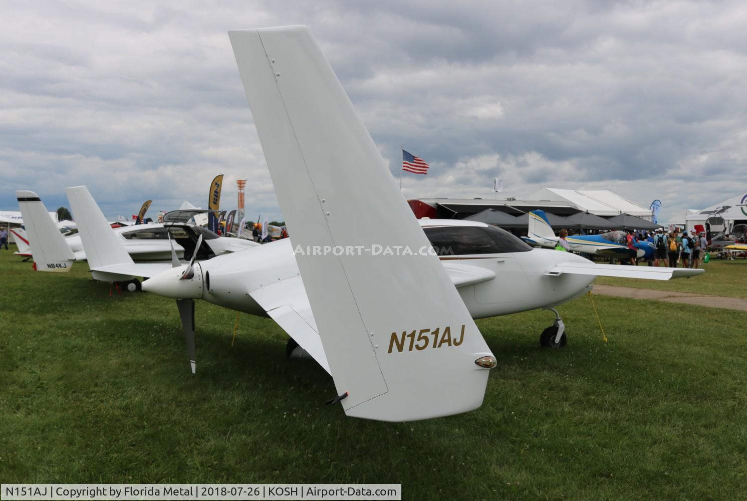 N151AJ, Velocity Velocity XL RG C/N 3RX151, OSH 2018