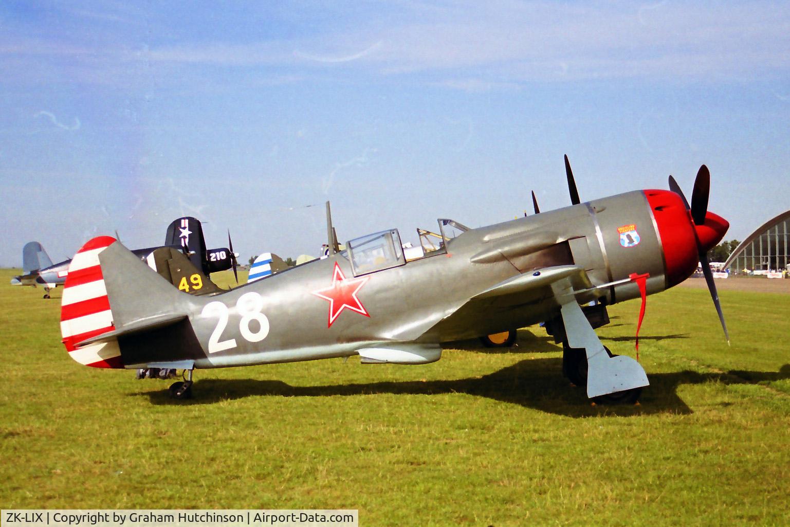 ZK-LIX, Lavochkin La-9 C/N 828, Flying Legends airshow, Duxford 2003