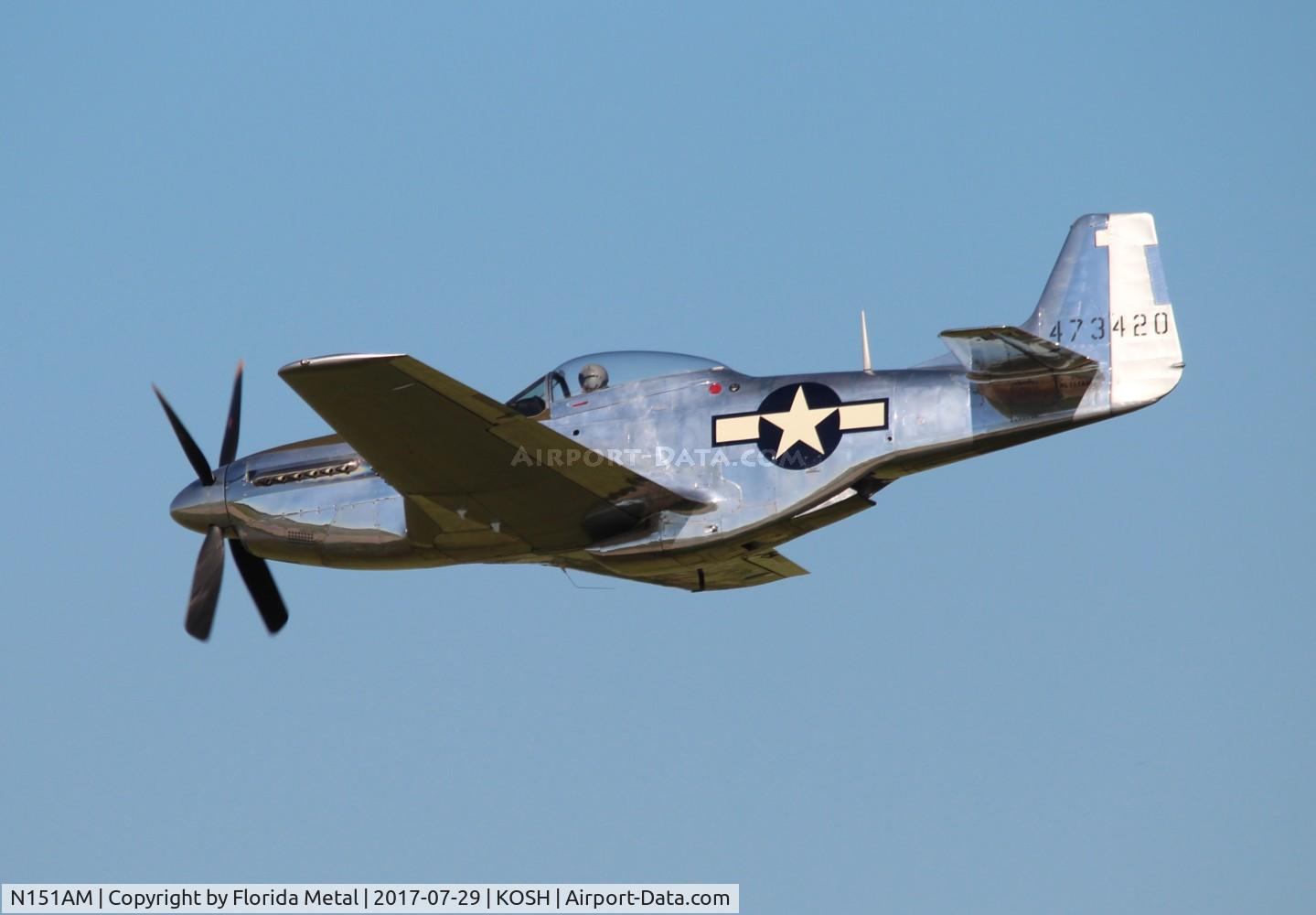N151AM, 1944 North American P-51D Mustang C/N 122-39879, OSH 2017