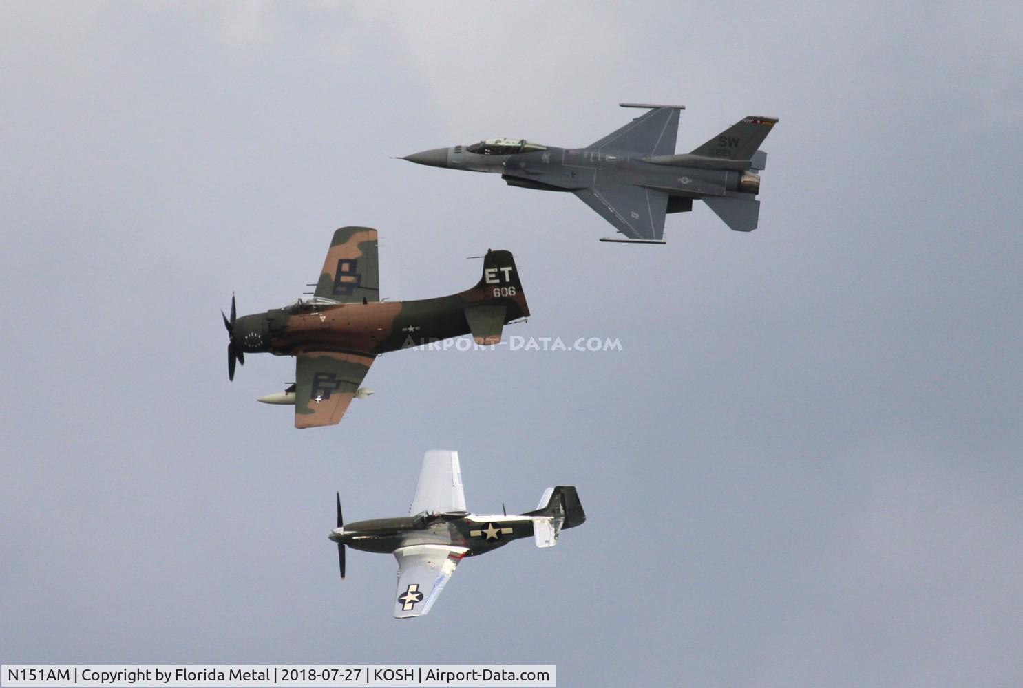 N151AM, 1944 North American P-51D Mustang C/N 122-39879, OSH 2018
