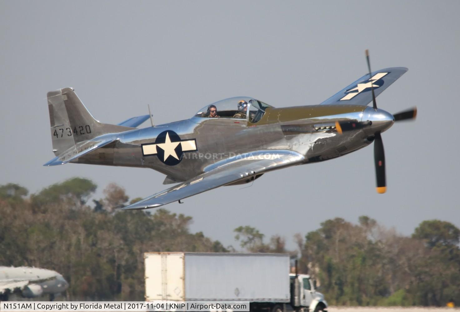 N151AM, 1944 North American P-51D Mustang C/N 122-39879, NAS JAX 2017
