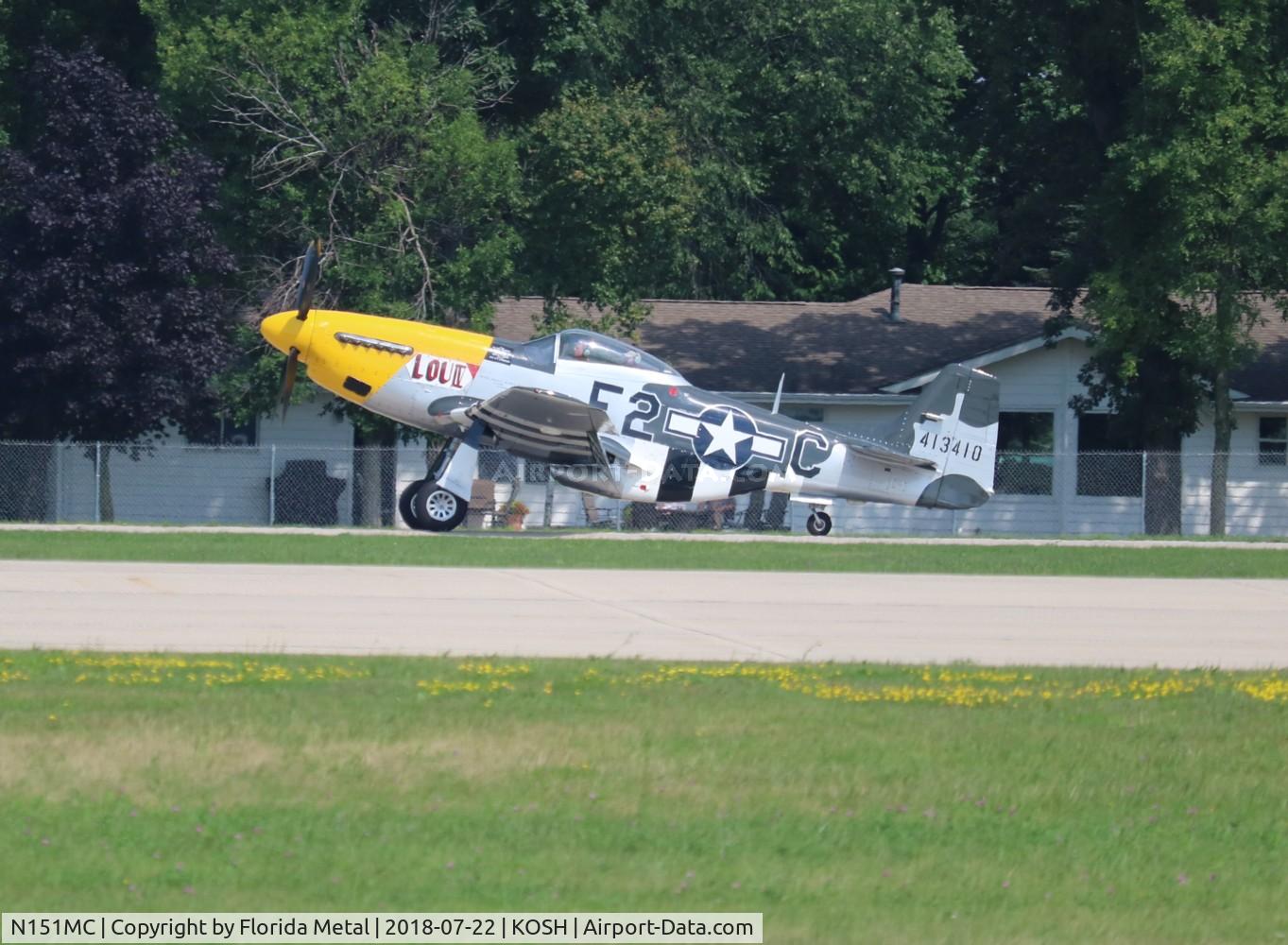 N151MC, 1968 North American F-51D Mustang Mustang C/N AF6722581, OSH 2018