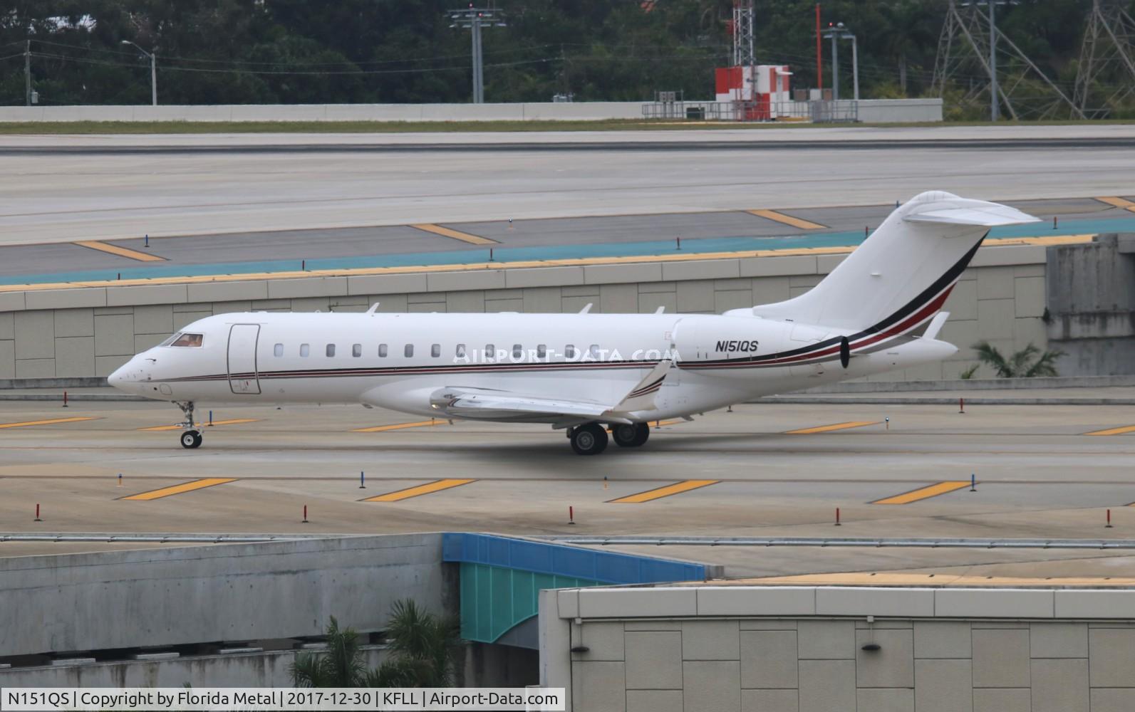 N151QS, 2016 Bombardier BD-700-1A10 Global 6000 C/N 9730, FLL 2017